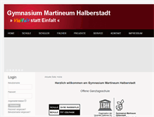 Tablet Screenshot of martineum-halberstadt.de